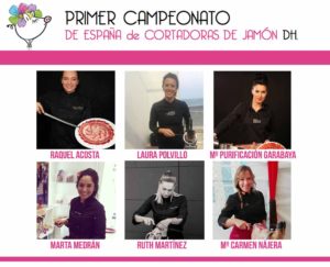 Primer Campeonato de España de Cortadoras de Jamón DH