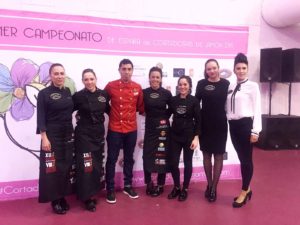 Ruth Martínez, María del Carmen Nagera, Diego Hernández, Laura Polvillo, Marta Medrán, Raquel Acosta, María Purificación Garabaya. Cortadoras Jamón Valladolid