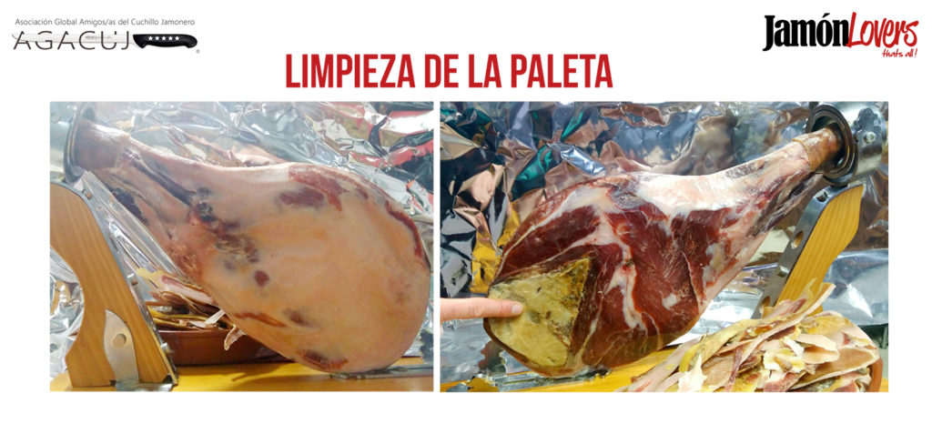 El corte de la paleta: Limpieza y pelado de la paletilla