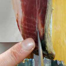 El corte de la paleta: Marcado omóplato o escápula de la paletilla
