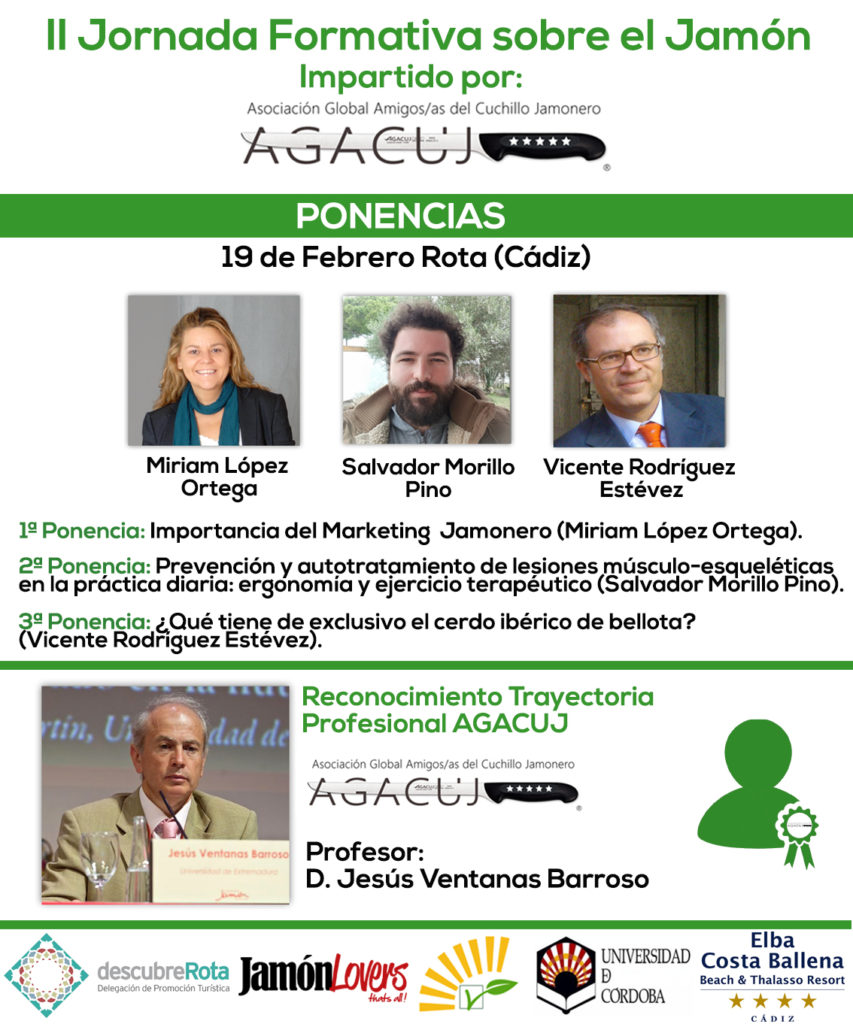 II Jornada Formativa sobre el Jamón de la mano de AGACUJ