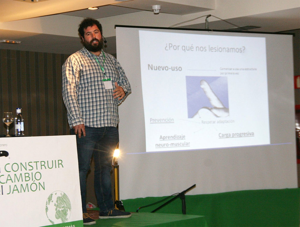 II Jornada Formativa sobre el Jamón de la mano de AGACUJ: Salvador Morillo, prevención y autotratamiento de lesiones en la práctica diaria