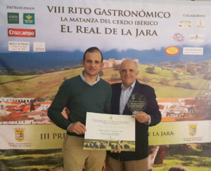Ibéricos Sierra de Cazalla ganador del Concurso del Mejor Jamón III Premio Dehesas El Real de la Jara