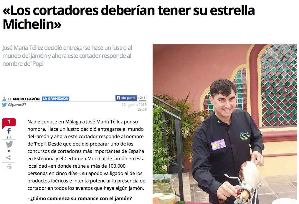 Los cortadores deberían tener su estrella Michelin