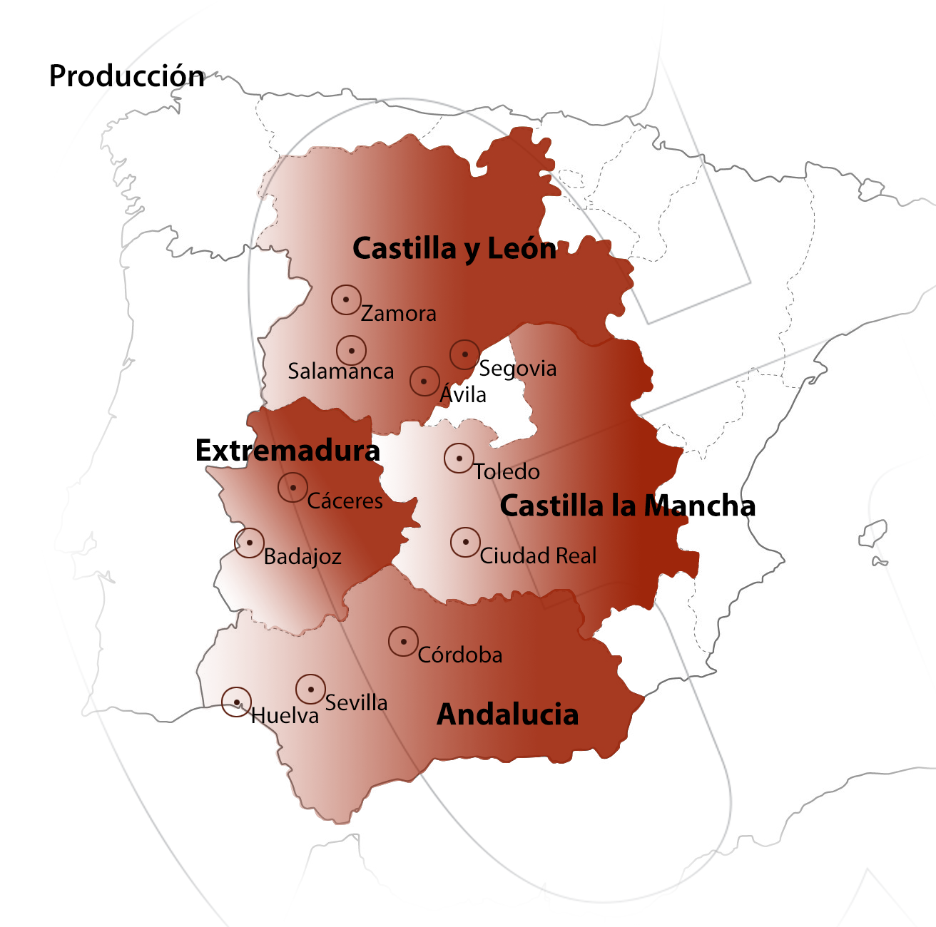 Zonas denominación de origen protegida guijuelo