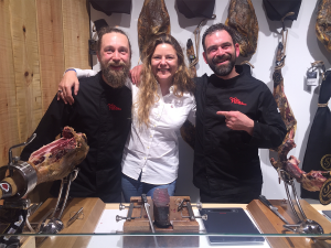 Carlos y David Sánchez de Los Finos en el Corte y la Burbuja Burgos