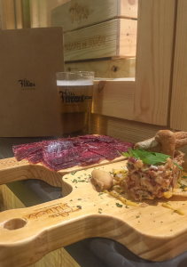 El Corte y La Burbuja Burgos: Steak Tartar de Jamón Ibérico y Caviar de Waygu