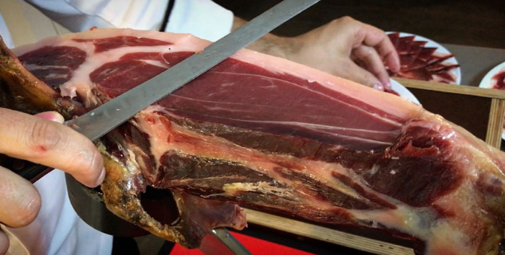 Como cortar jamón: Corte babilla jamon