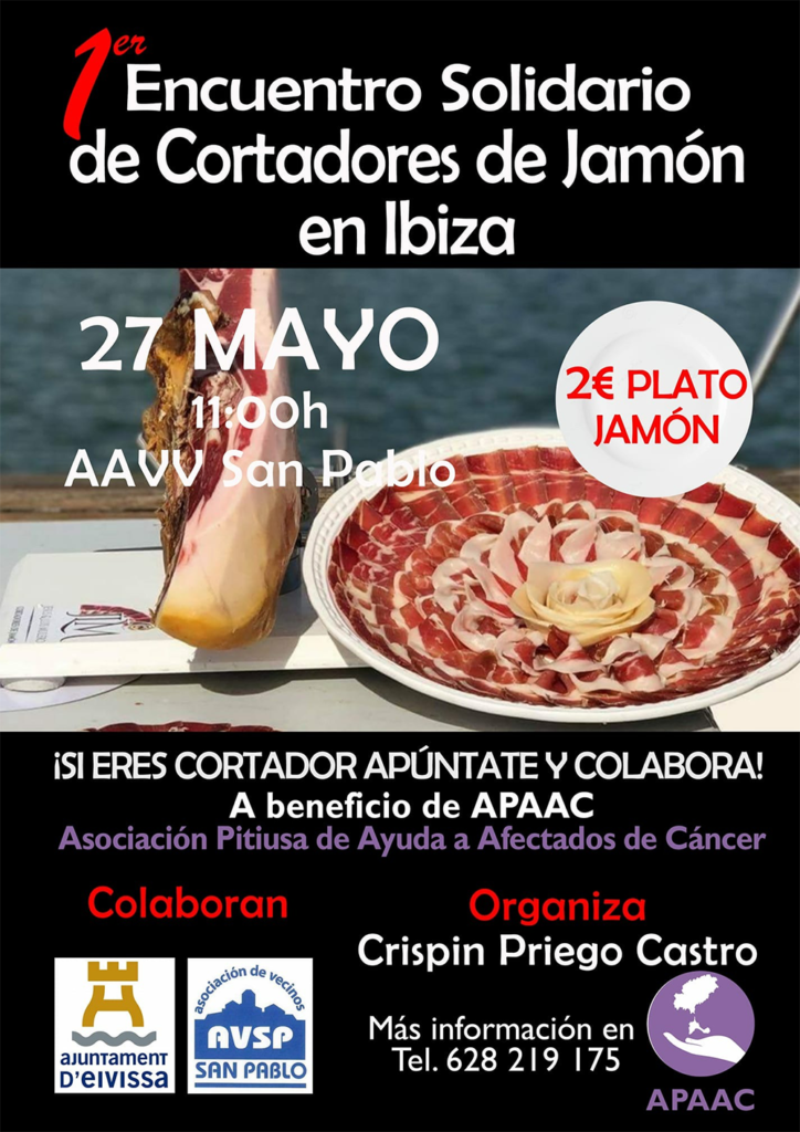 I Encuentro Solidario de Cortadores de Jamón en Ibiza