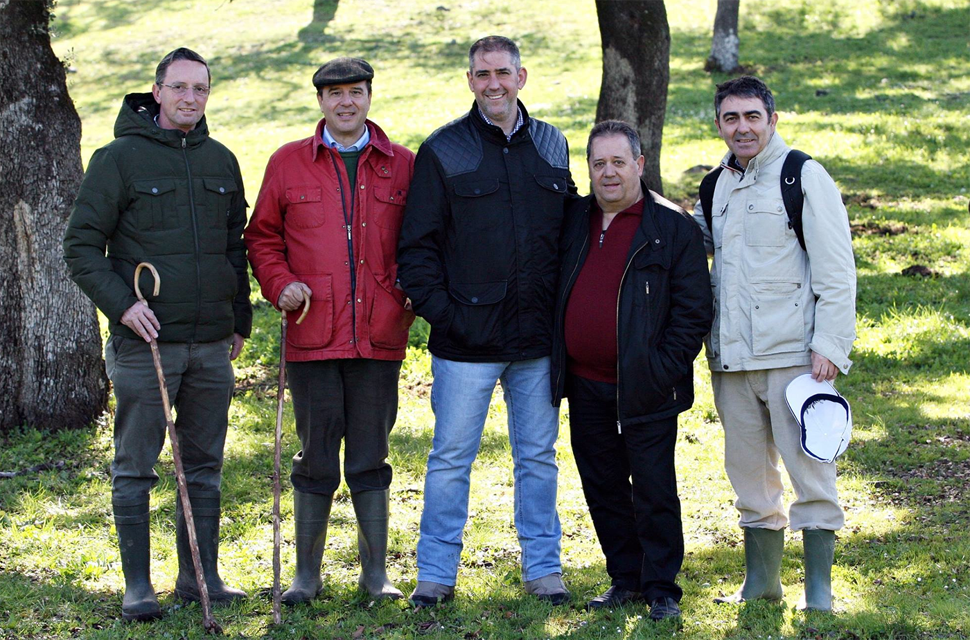 Manuel Pradas, visita a la dehesa