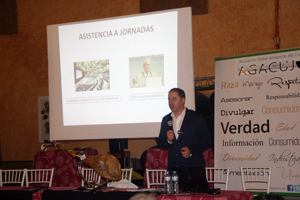 Ponencia Pedro José Pérez Casco, la importancia de la formación para el cortador de jamón. Cursos de Corte de jamón Benéfico Chiclana