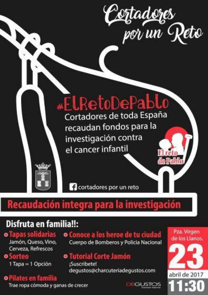 Cortadores de Jamón solidarios, El Reto de Pablo