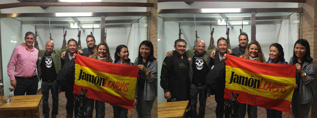 Reportaje sobre el jamón ibérico para televisión Singapur