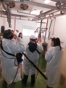 Grabación reportaje jamón de bellota 100% ibérico para la Televisión Singapur. 