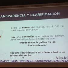 Ponencia Philippe Poulachon de Bellota Bellota en el Congreso Mundial del Jamón Curado