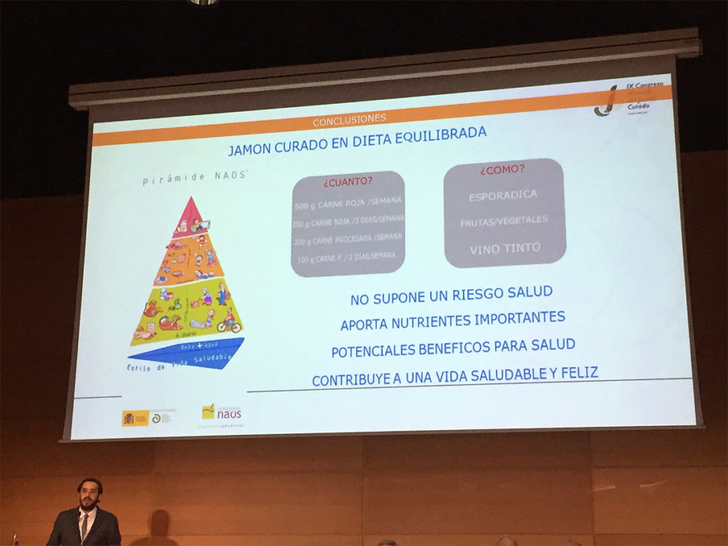 El jamón como componente de una dieta equilibrada, Mario Estévez. Congreso Mundial del Jamón Curado