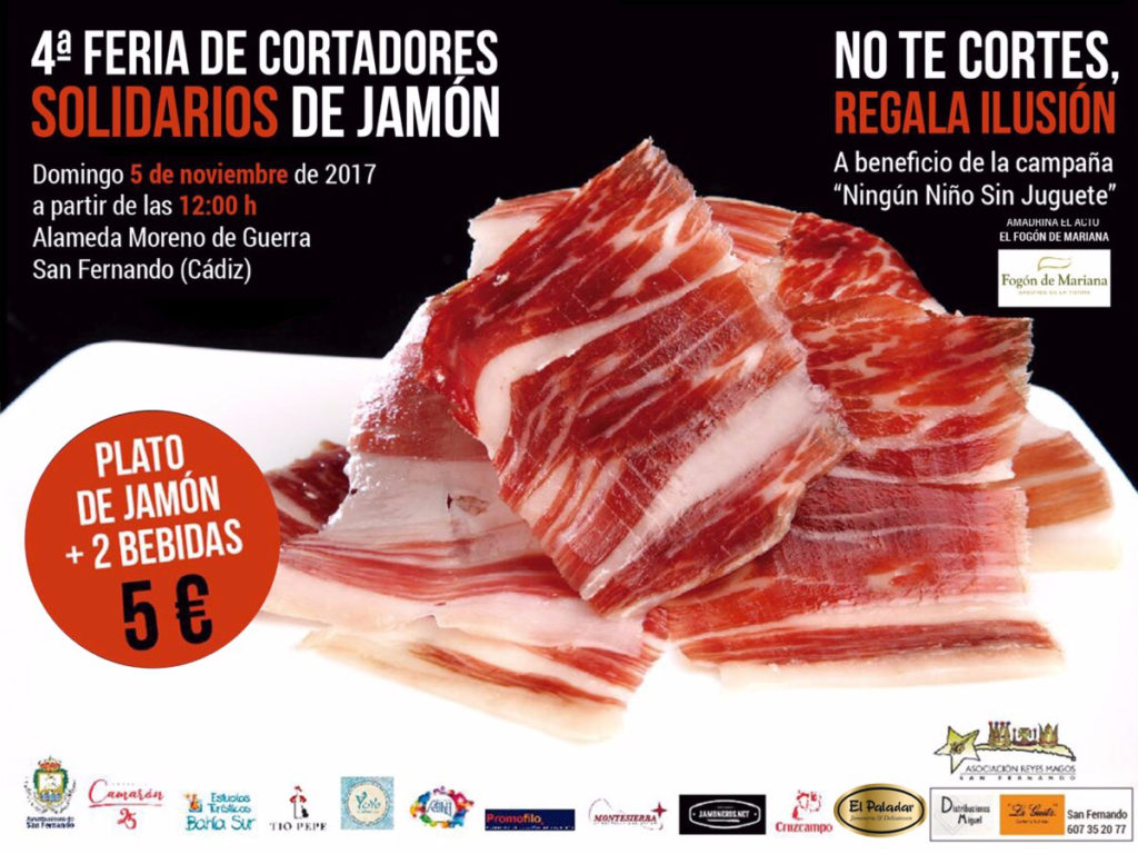 4ª Feria de Cortadores de Jamón Solidarios en San Fernando (Cádiz).