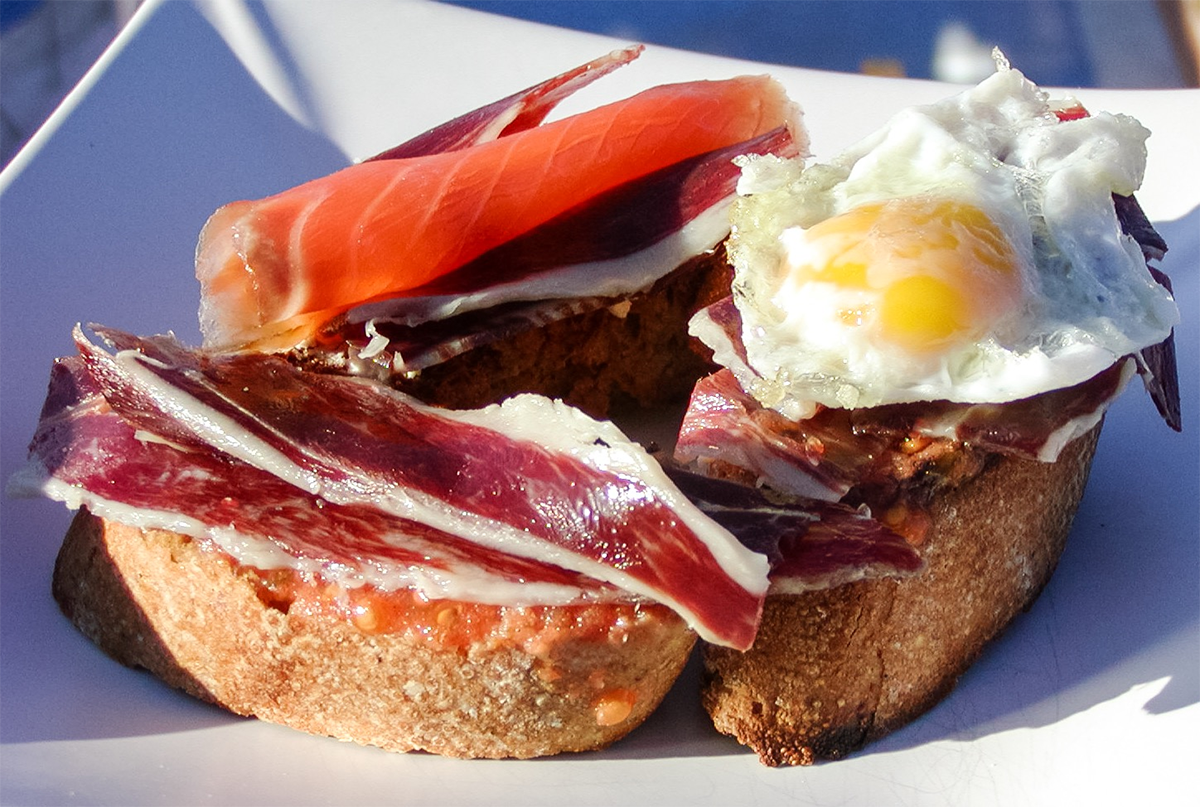 Tapas de jamón ibérico