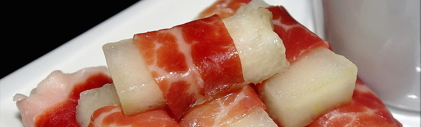 Melón con jamón ibérico