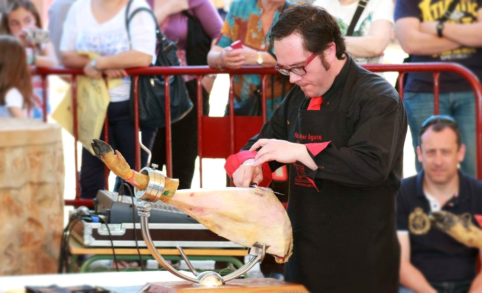 Record guiness de cortar jamón ibérico