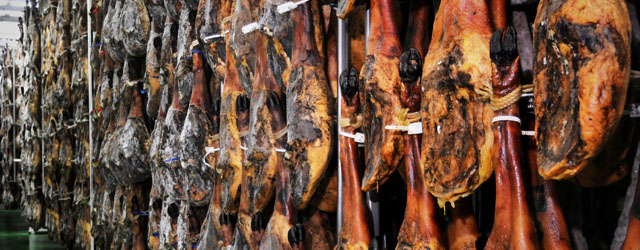 Lavado y secado del jamón ibérico