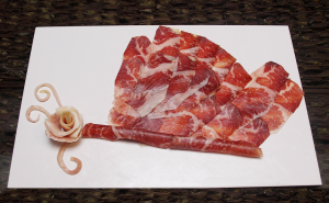 Presentación Plato Jamón Ibérico Tercer Corte