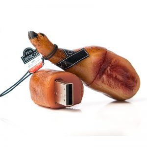 Jamón Ibérico Pen Drive, la memoria USB más Ibérica