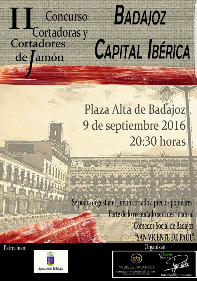 II Concurso de Cortadoras y Cortadores de Jamón Badajoz Capital Ibérica