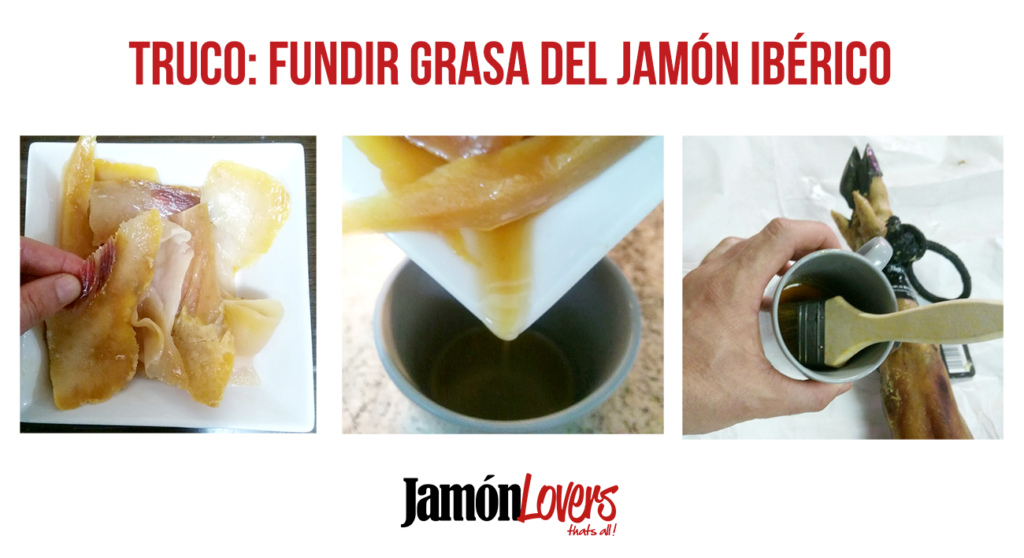 Truco: Fundir grasa del jamón ibérico para limpiar y eliminar bichos jamón