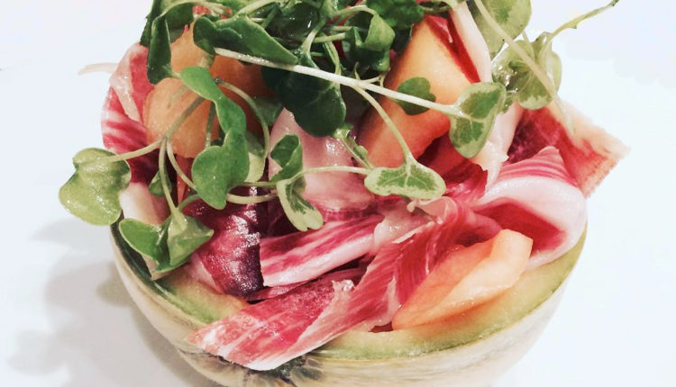 mini-ensaladas-jamon-iberico-melon-canonigos