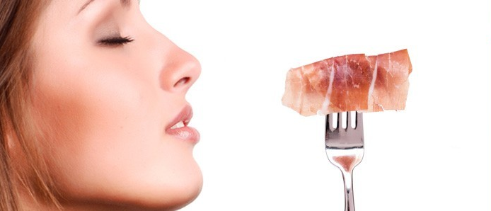 El sabor y olor del jamón ibérico.