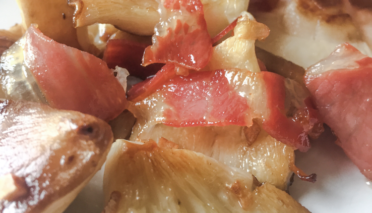 setas-con-jamon-iberico
