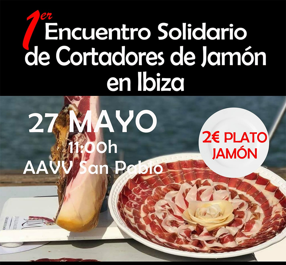 I Encuentro Solidario de Cortadores de Jamón en Ibiza