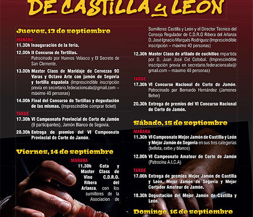 Feria del Jamón de Castilla y León. Segovia 2018