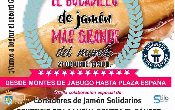El bocadillo de jamón más grande del mundo