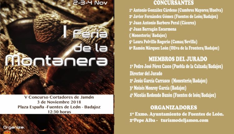 V Concurso de Cortadores de Jamón Fuentes de León, (Badajoz)