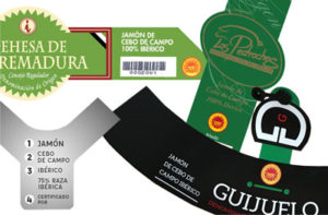 Vitolas jamón Cebo de Campo Ibérico