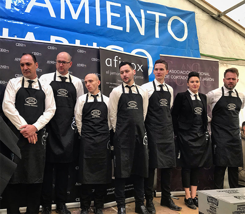 Finalistas XI Campeonato de España Cortadores de Jamón 2019