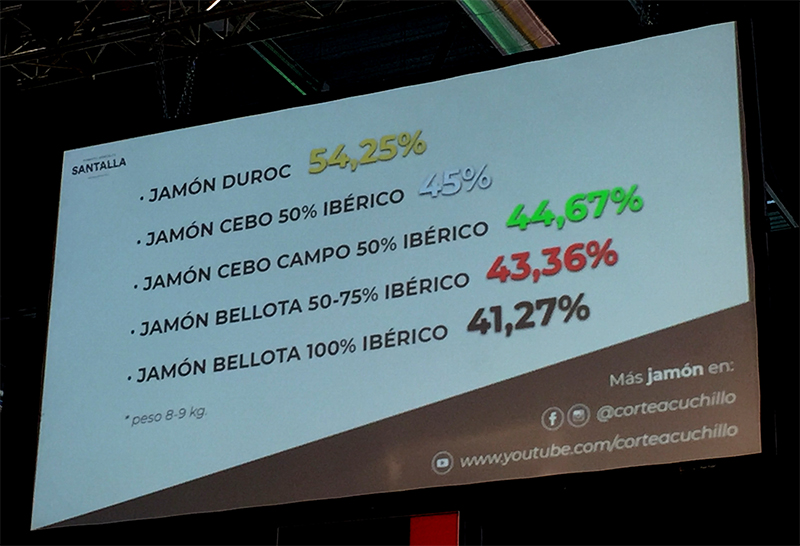 Rentabilidad Jamón