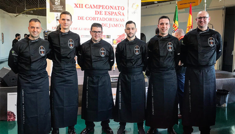 finalistas-XII-campeonato-espana-cortadores-jamon-ancj-villanueva-de-la-serena