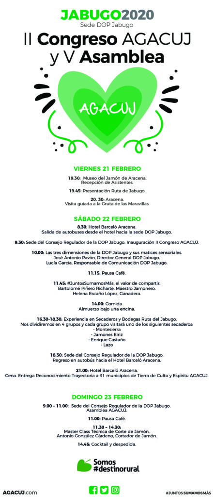 II Congreso AGACUJ del Jamón, Jabugo 2020