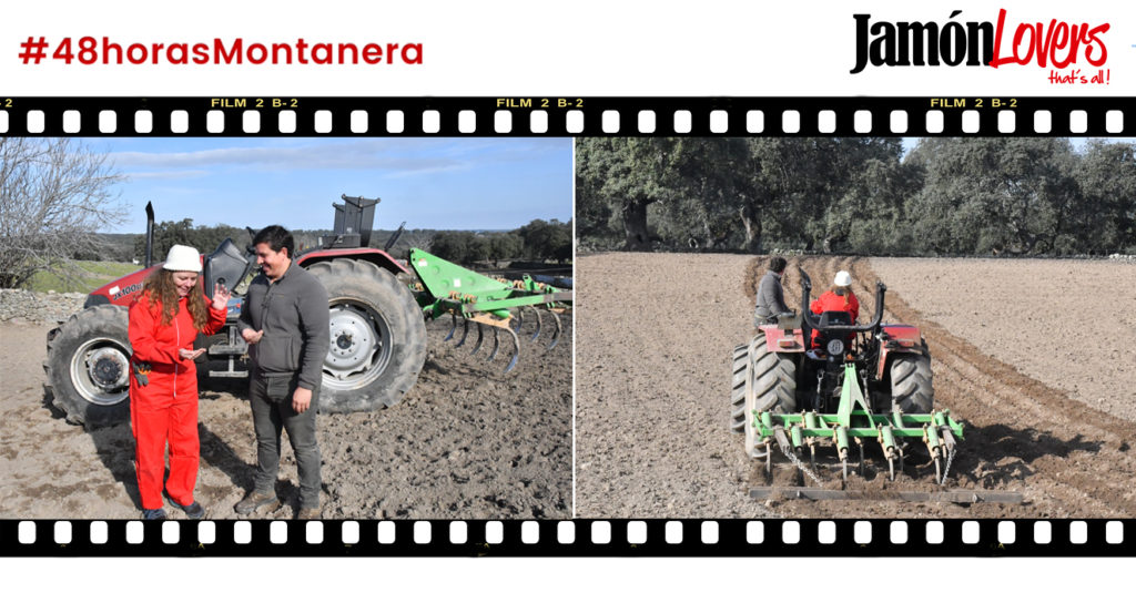 48 Horas Montanera: Capítulo 4. Nos subimos al tractor para sembrar