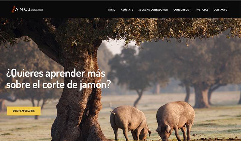 La Asociación Nacional de Cortador@s de Jamón estrena web