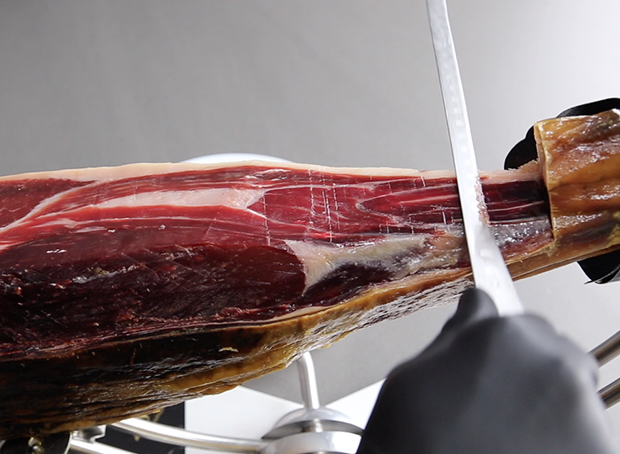 El jarrete, las partes del jamón