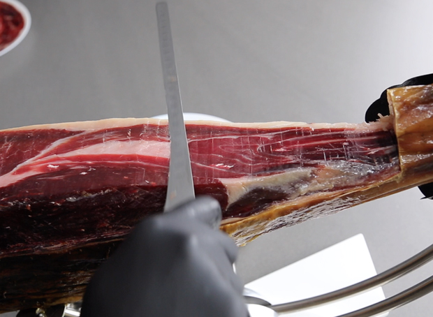La maza, las partes del jamón