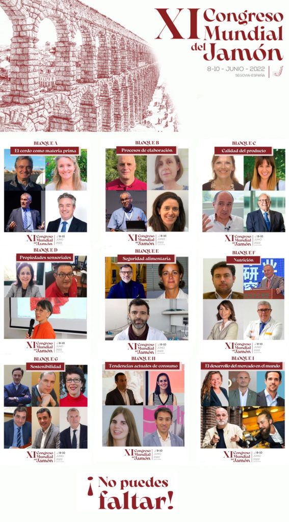 Ponentes XI Congreso Mundial del Jamón