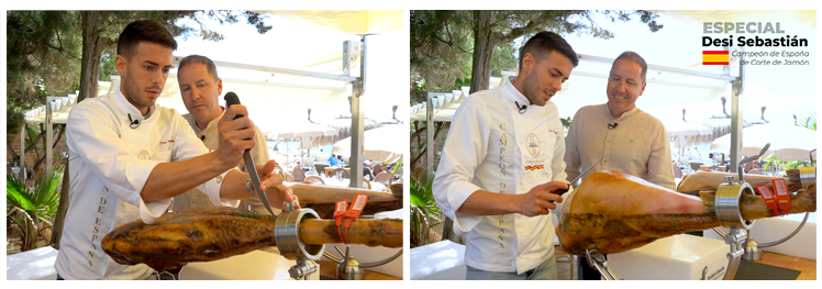 Capítulo 5: Limpieza parcial del Jamón vs Limpieza total del Jamón Especial: Desi Sebastián, Campeón de España de Corte de Jamón 🇪🇸