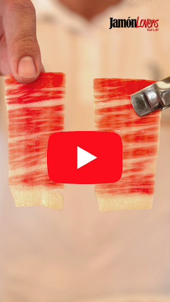 Cortar jamón con pinza o sin pinza