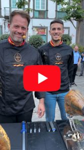 Master Class Corte de Jamón Arucas, Desiderio Sebastián y Anibal Falcón