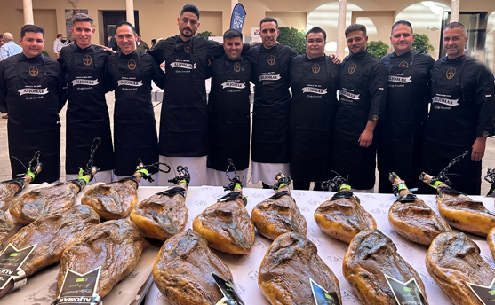 Participantes de la Final del XIV Campeonato de España de Cortadores de Jamón 2024